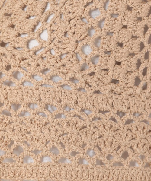 mysty woman(ミスティウーマン)の「かぎ針ビスチェ 945019(ベスト・レディース・オフホワイト/ライトベージュ/ブラック・FREE)」の11枚目の写真