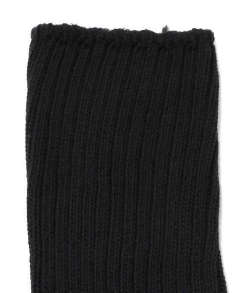 BEAVER（ビーバー）の「Maggie's ORGANICS/マギーズオーガニックス　ALLERGY CREW SOCKS　ソックス（ソックス/靴下・メンズ・ブラック/ナチュラル・SMALL/LARGE）」の3枚目の写真