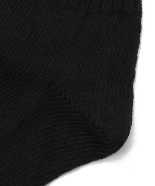BEAVER（ビーバー）の「Maggie's ORGANICS/マギーズオーガニックス　ALLERGY CREW SOCKS　ソックス（ソックス/靴下・メンズ・ブラック/ナチュラル・SMALL/LARGE）」の7枚目の写真