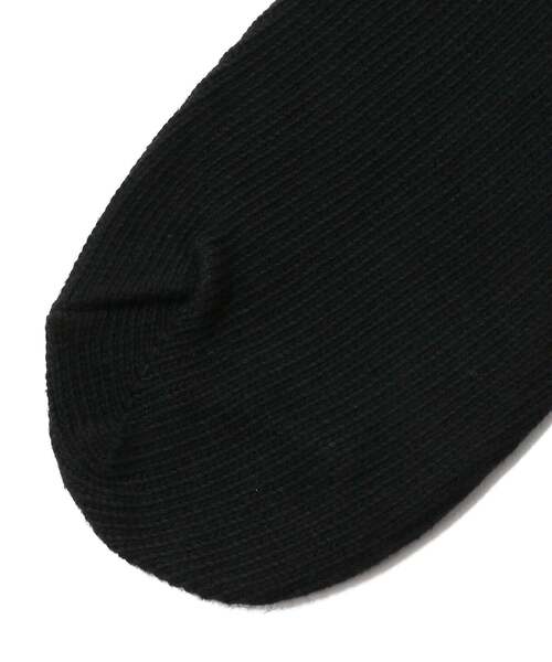 BEAVER（ビーバー）の「Maggie's ORGANICS/マギーズオーガニックス　ALLERGY CREW SOCKS　ソックス（ソックス/靴下・メンズ・ブラック/ナチュラル・SMALL/LARGE）」の5枚目の写真