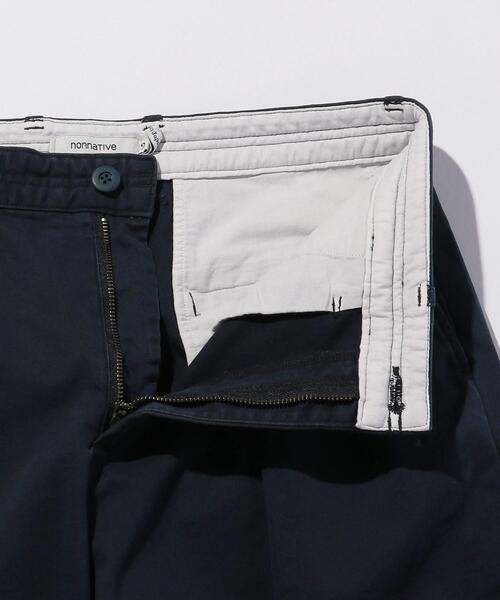 nonnative(ノンネイティブ)の「<nonnative(ノンネイティブ)> DWELLER CHINO/パンツ □□(その他パンツ・メンズ・ネイビー/ベージュ・1/2)」の6枚目の写真