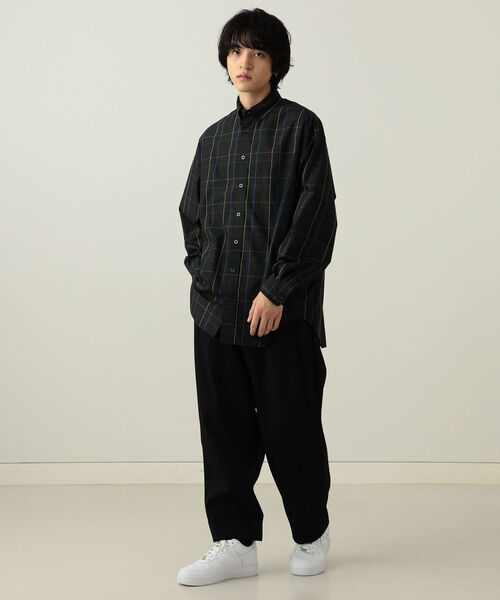 BEAMS♦️WEB限定BDUオーバーシャツJKT♦オリーブM(大きめ)ビームス BEAMS PLUS（ビームス プラス）B.D. Color Oxford（シャツ