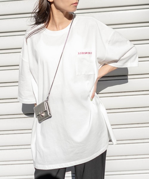 RASVOA(ラスボア)の「WEATHER PRINT Tシャツ(Tシャツ/カットソー・レディース・オフホワイト/ブラック・FREE)」の16枚目の写真