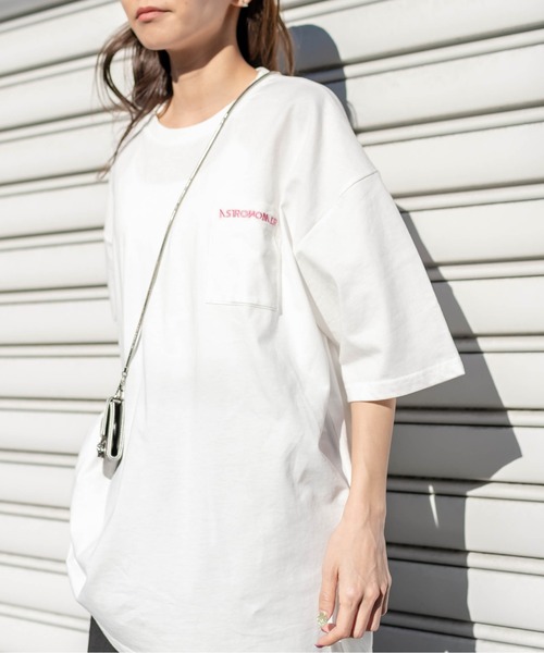 RASVOA(ラスボア)の「WEATHER PRINT Tシャツ(Tシャツ/カットソー・レディース・オフホワイト/ブラック・FREE)」の17枚目の写真