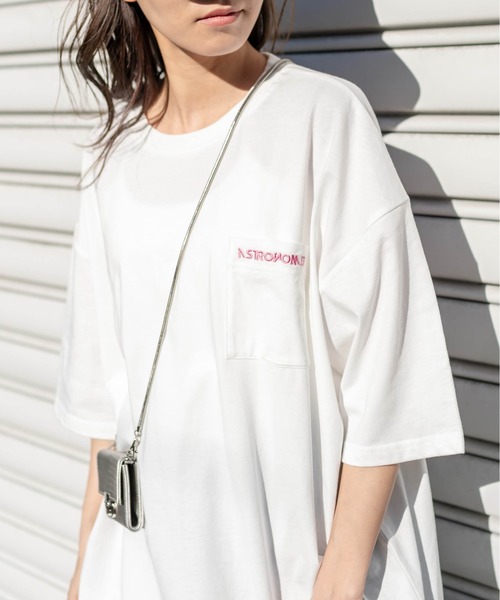 RASVOA(ラスボア)の「WEATHER PRINT Tシャツ(Tシャツ/カットソー・レディース・オフホワイト/ブラック・FREE)」の19枚目の写真