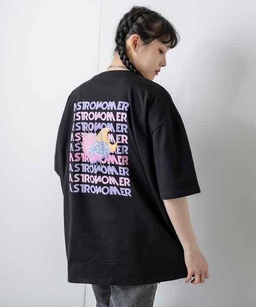 RASVOA(ラスボア)の「WEATHER PRINT Tシャツ(Tシャツ/カットソー・レディース・オフホワイト/ブラック・FREE)」の12枚目の写真