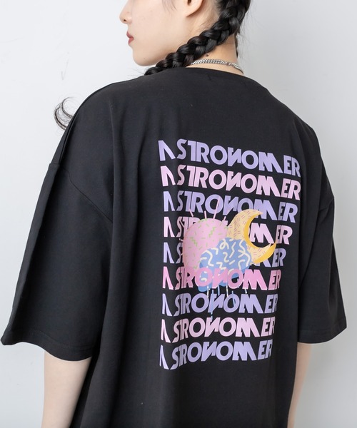 RASVOA(ラスボア)の「WEATHER PRINT Tシャツ(Tシャツ/カットソー・レディース・オフホワイト/ブラック・FREE)」の13枚目の写真