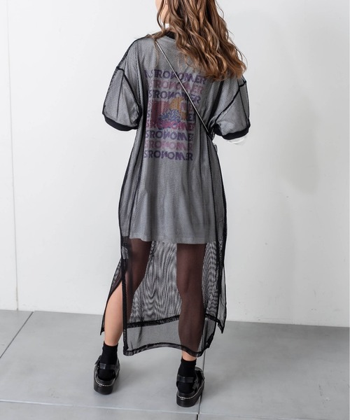 RASVOA(ラスボア)の「WEATHER PRINT Tシャツ(Tシャツ/カットソー・レディース・オフホワイト/ブラック・FREE)」の22枚目の写真