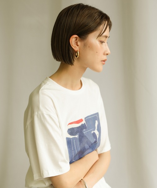 select MOCA（セレクトモカ）の「ハーフカットフープピアス（ピアス（両耳用）・レディース・シルバー/ゴールド・FREE）」の3枚目の写真