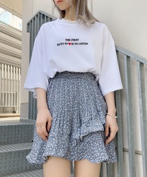 Figments | ヴィンテージ花柄フリルミニスカート(スカート)