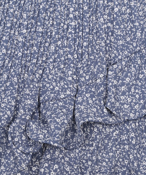 Figments（フィグメンツ）の「ヴィンテージ花柄フリルミニスカート（スカート・レディース・ブラック/ブルー・FREE）」の14枚目の写真