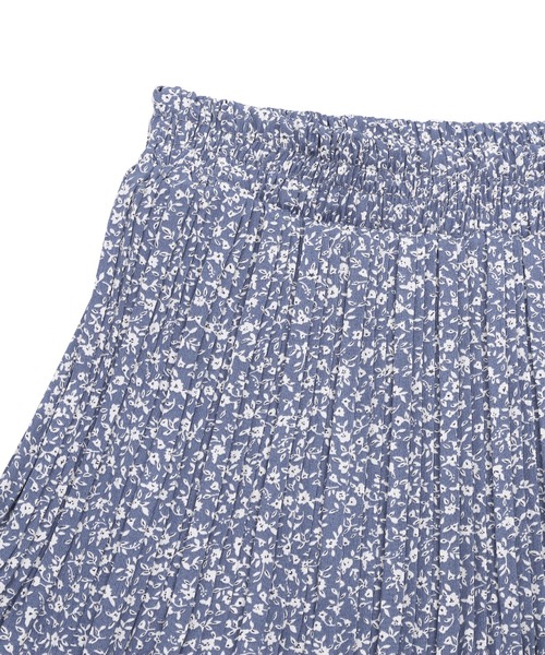 Figments（フィグメンツ）の「ヴィンテージ花柄フリルミニスカート（スカート・レディース・ブラック/ブルー・FREE）」の11枚目の写真