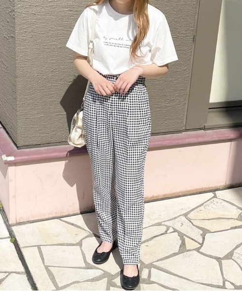 apres jour（アプレジュール）の「ちびロゴTシャツ【ZOZOTOWN限定アイテム】（Tシャツ/カットソー・レディース・オフホワイト/ピンクベージュ/アイボリー/モカ・フリー/X-LARGE）」の11枚目の写真