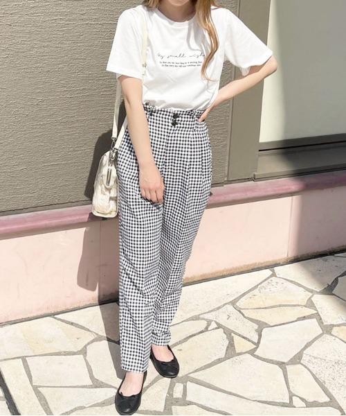 apres jour（アプレジュール）の「ちびロゴTシャツ【ZOZOTOWN限定アイテム】（Tシャツ/カットソー・レディース・オフホワイト/ピンクベージュ/アイボリー/モカ・フリー/X-LARGE）」の20枚目の写真