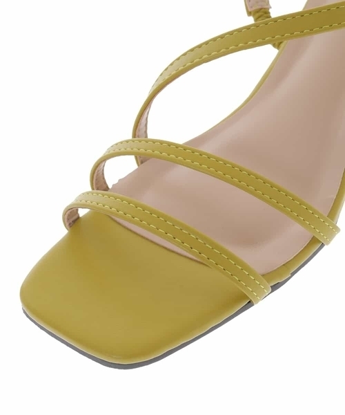 OFUON le MK（オフオンルエムケー）の「ストラップサンダル（サンダル・レディース・ブラック/マスタード/ホワイト・40/38）」の8枚目の写真