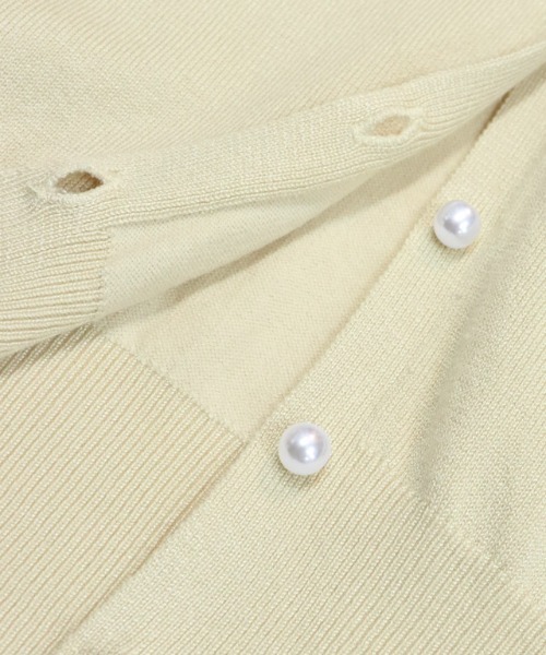 美品✨2023年✨M'S GRACY✨カーディガン　ボレロ　パールボタン　七分袖 美品✨2023年✨M´S GRACY✨カーディガン ボレロ パールボタン 七分袖