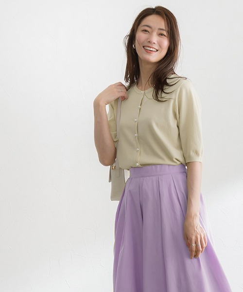 美品✨2023年✨M'S GRACY✨カーディガン　ボレロ　パールボタン　七分袖 美品✨2023年✨M'S GRACY✨カーディガン ボレロ パールボタン 七分袖