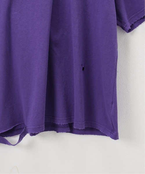Oriens JOURNAL STANDARD（オリエンス ジャーナルスタンダード）の「[ユニセックス]ダメージルーズTシャツ（Tシャツ/カットソー・メンズ・ホワイト/パープル/オレンジ/ブラック系その他・MEDIUM/LARGE）」の13枚目の写真