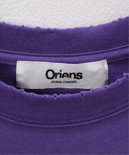 Oriens JOURNAL STANDARD（オリエンス ジャーナルスタンダード）の「[ユニセックス]ダメージルーズTシャツ（Tシャツ/カットソー・メンズ・ホワイト/パープル/オレンジ/ブラック系その他・MEDIUM/LARGE）」の14枚目の写真