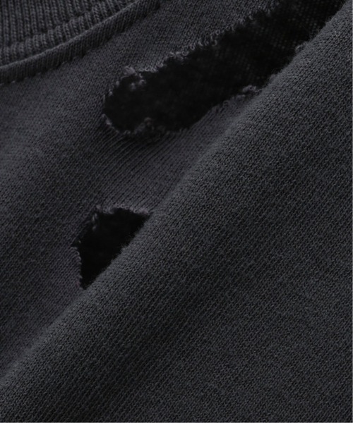 Oriens JOURNAL STANDARD（オリエンス ジャーナルスタンダード）の「[ユニセックス]ダメージルーズTシャツ（Tシャツ/カットソー・メンズ・ホワイト/パープル/オレンジ/ブラック系その他・MEDIUM/LARGE）」の16枚目の写真
