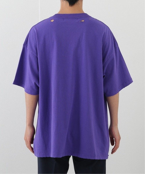 Oriens JOURNAL STANDARD（オリエンス ジャーナルスタンダード）の「[ユニセックス]ダメージルーズTシャツ（Tシャツ/カットソー・メンズ・ホワイト/パープル/オレンジ/ブラック系その他・MEDIUM/LARGE）」の21枚目の写真