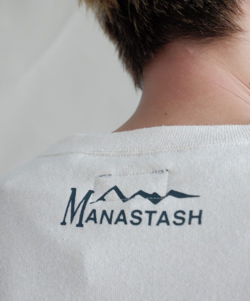 MANASTASH（マナスタッシュ）の「MANASTASH/マナスタッシュ　CAMPER'S SWEAT SHIRTS キャンパーズスウェットシャツ 7113105（スウェット・メンズ・ナチュラル/オレンジ系1・MEDIUM/LARGE/X-LARGE）」の10枚目の写真