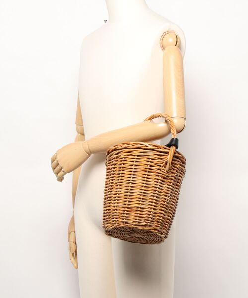 Te chichi(テチチ)の「BAGMATI丸カゴBAG(かごバッグ・レディース・ベージュ・フリ-)」の5枚目の写真