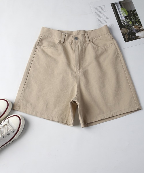 MAISON DE THERESE(メゾン ド テレーズ)の「ツイルショートパンツ(その他パンツ・レディース・ベージュ/ブルー/ブラック・M/S)」の3枚目の写真