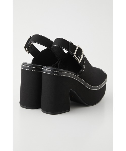 SLY(スライ)の「COVERED CANVAS WEDGE SANDAL サンダル(サンダル・レディース・マルチ/ブラック・LARGE/SMALL/MEDIUM)」の5枚目の写真
