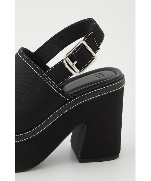 SLY(スライ)の「COVERED CANVAS WEDGE SANDAL サンダル(サンダル・レディース・マルチ/ブラック・LARGE/SMALL/MEDIUM)」の7枚目の写真