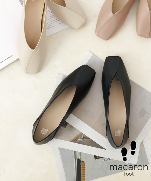 COLONY 2139（コロニートゥーワンスリーナイン）の「【マカロンFoot】切替パンプス/バブーシュ（パンプス・レディース・ブラック/アイボリー/モカ・23cm/24cm/25cm）」の3枚目の写真
