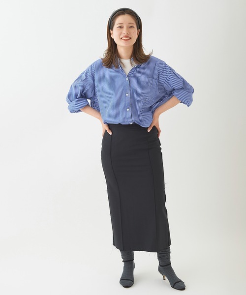 R'IAM(リアム)の「【R’IAM】センタープレス スカート◆(スカート・レディース・ブラック/ブラウン・34/36/38)」の21枚目の写真