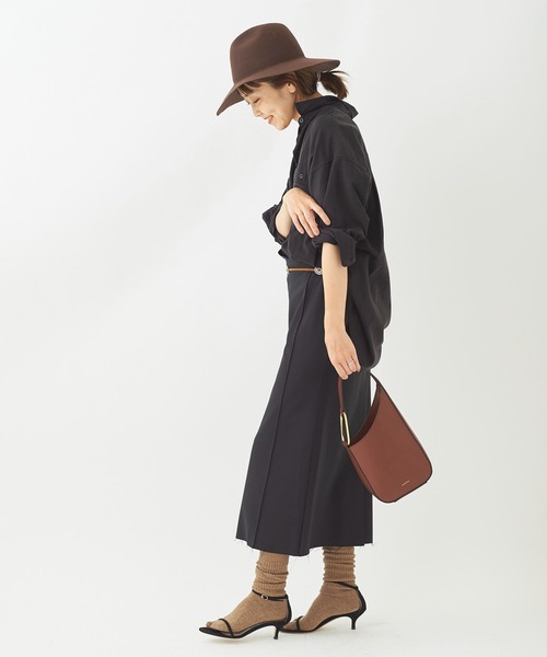 R'IAM(リアム)の「【R’IAM】センタープレス スカート◆(スカート・レディース・ブラック/ブラウン・34/36/38)」の8枚目の写真