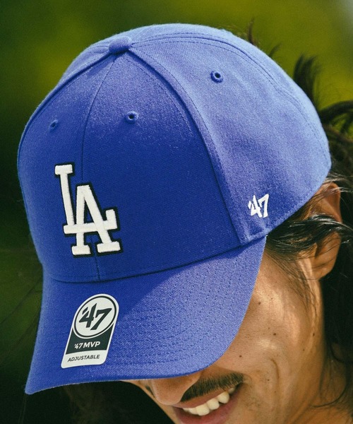 '47（フォーティーセブン）の「【47（フォーティセブン）】別注MLB CAP（キャップ・メンズ・ブラック/ベージュ/ブルー/グリーン/その他1・FREE）」の4枚目の写真