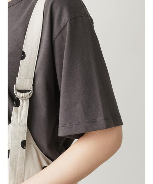 Green　Parks（グリーンパークス）の「バックロゴPtTシャツ＊（Tシャツ/カットソー・レディース・オフホワイト/ベージュ/チャコールグレー・FREE）」の13枚目の写真