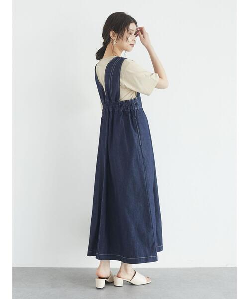 Green　Parks（グリーンパークス）の「バックロゴPtTシャツ＊（Tシャツ/カットソー・レディース・オフホワイト/ベージュ/チャコールグレー・FREE）」の17枚目の写真