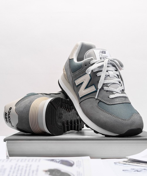 NEW BALANCE（ニューバランス）の「New Balance ML574BA2 / ニューバランス ML574BA2（スニーカー・レディース・グレー・23.5cm/25.0cm/24.5cm/26.0cm/27.5cm/29.0cm/28.5cm/26.5cm/28.0cm/22.5cm/24.0cm/23.0cm/25.5cm/27.0cm）」の3枚目の写真