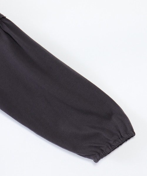 ikka(イッカ)の「【キッズ】ビッグフリル襟T(120~160cm)(Tシャツ/カットソー・キッズ・チャコールグレー・120/130/140/150/160)」の8枚目の写真