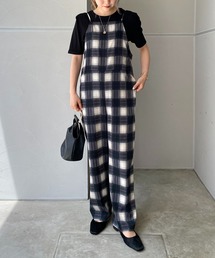 CAPRICIEUX LE'MAGE | チェックキャミロンパース(サロペット/オーバーオール)