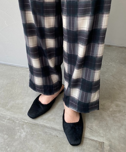 CAPRICIEUX LE'MAGE(カプリシューレマージュ)の「チェックキャミロンパース(サロペット/オーバーオール・レディース・グリーン/レッド・FREE)」の9枚目の写真