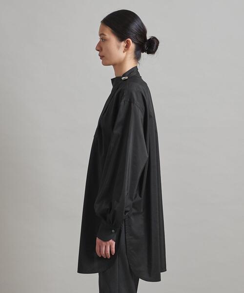 other - ロエフ コットンシルク ルバシカ チュニックブラウス 長袖 1 ブルー LOEFF（ロエフ）の「＜LOEFF（ロエフ）＞コットンシルク