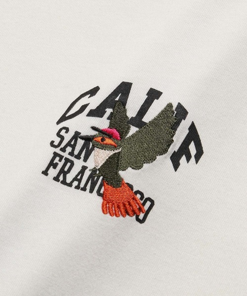 ADAM ET ROPE'(アダムエロペ)の「【アウトレット店舗・WEB限定】USAミニカレッジTシャツ(Tシャツ/カットソー・メンズ・ホワイト/ベージュ/グリーン・M/L/LL)」の12枚目の写真