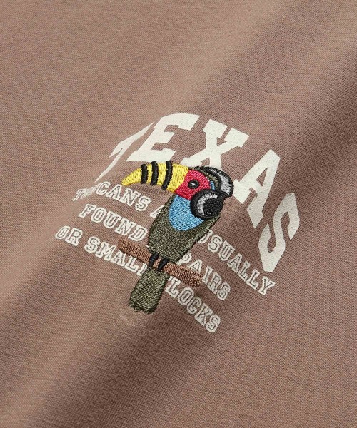 ADAM ET ROPE'(アダムエロペ)の「【アウトレット店舗・WEB限定】USAミニカレッジTシャツ(Tシャツ/カットソー・メンズ・ホワイト/ベージュ/グリーン・M/L/LL)」の13枚目の写真