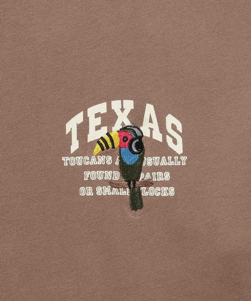 ADAM ET ROPE'(アダムエロペ)の「【アウトレット店舗・WEB限定】USAミニカレッジTシャツ(Tシャツ/カットソー・メンズ・ホワイト/ベージュ/グリーン・M/L/LL)」の7枚目の写真