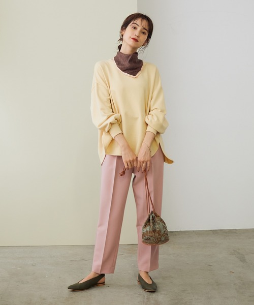 ROPE'（ロペ）の「ジャガード巾着ミニバッグ（ハンドバッグ・レディース・ベージュ/ブルー・FREE）」の5枚目の写真