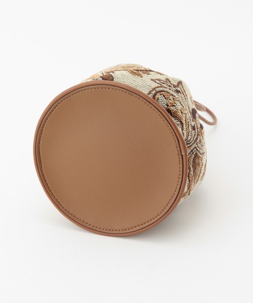 ROPE'（ロペ）の「ジャガード巾着ミニバッグ（ハンドバッグ・レディース・ベージュ/ブルー・FREE）」の8枚目の写真