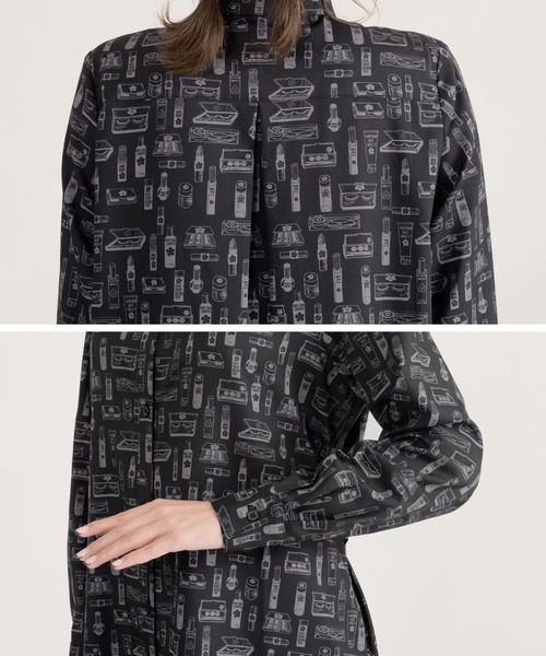 レア美品。完売商品MARY QUANT 半袖シャツワンピース ダークグレー レア美品。完売商品MARY QUANT 半袖シャツワンピース ダークグレー
