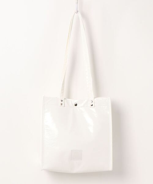 EDT（イーディーティー）の「【EDT/イーディーティー】BOXBAG_LEIGH21FW（トートバッグ・レディース・ホワイト/グレー/ブラック・FREE）」の2枚目の写真