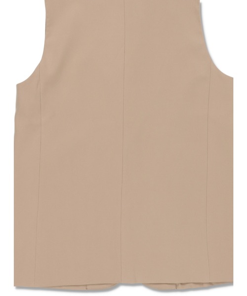 SPINNS(スピンズ)の「【セットアップ対応】テーラードベスト(ベスト・レディース・ブラック/ベージュ/ブラウン/グリーン・ONESIZE)」の15枚目の写真