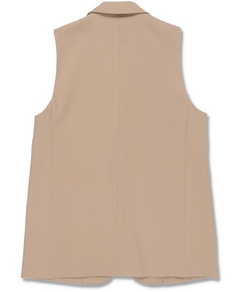 SPINNS(スピンズ)の「【セットアップ対応】テーラードベスト(ベスト・レディース・ブラック/ベージュ/ブラウン/グリーン・ONESIZE)」の9枚目の写真